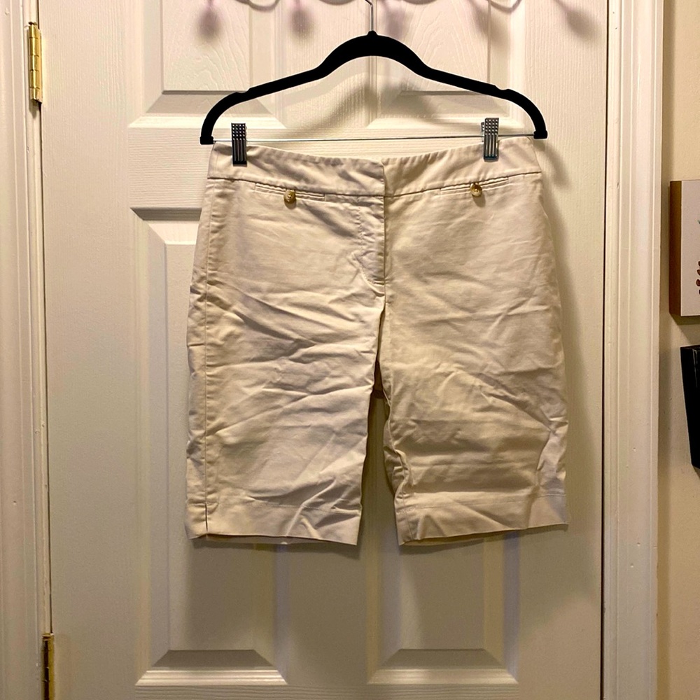 Beige Bermuda Shorts